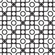 Seamless Vintage Geometric Pattern N32