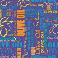 Olive oil seamless pattern N7