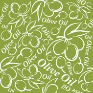 Olive oil seamless pattern N13