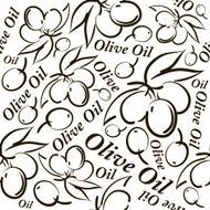 Olive oil seamless pattern N16