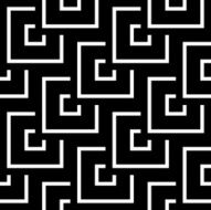 Seamless Vintage Geometric Pattern N139