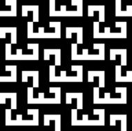 Seamless Vintage Geometric Pattern N155
