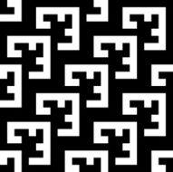 Seamless Vintage Geometric Pattern N157