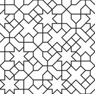 Seamless Girih Geometric pattern