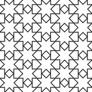 Seamless Girih Geometric pattern N4