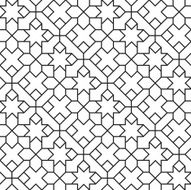 Seamless Girih Geometric pattern N5