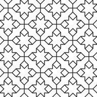 Seamless Girih Geometric pattern N8