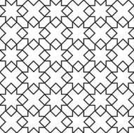 Seamless Girih Geometric pattern N10