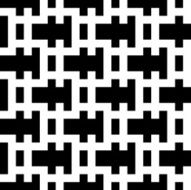 Seamless Vintage Geometric Pattern N167