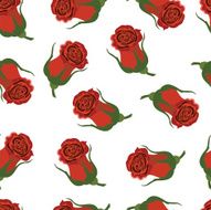 Vector seamless pattern with flowers N5