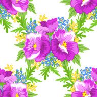 Seamless floral background N260