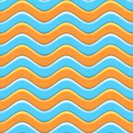 Abstract colorful Waves Seamless Pattern Vector N3