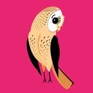 large graphic owl