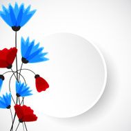 Abstract nature background Field flowers N3