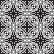 Black seamless pattern N4