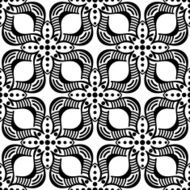 Black seamless pattern N5
