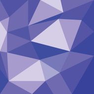 Abstract violet with polygonal pattern on the wall