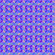 Blue Geometric Circle Pattern