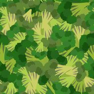 Broccoli pattern Seamless background with green broccoli Vecto N2