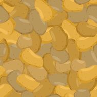 potato pattern Seamless background with ripe