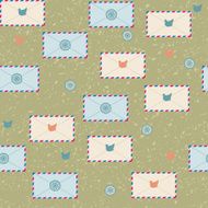 Seamless pattern with envelopes N2