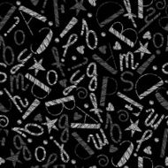 Seamless pattern of letters N3