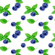 Seamless pattern with berries N5