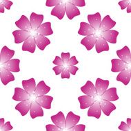 Beautiful pink flower Seamless floral pattern N3