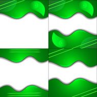 Set Green cloth texture background with place for your text