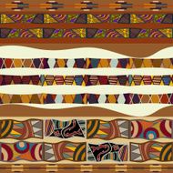 Seamless texture of African