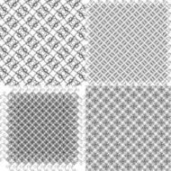 Set of 9 abstract vintage geometric wallpaper N49