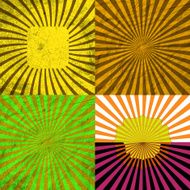 set of Old vintage paper template texture N17