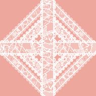 Lacy vintage applique N5