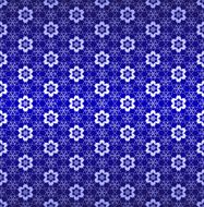 Seamless pattern with blue flowers N4