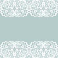 Vintage lace invitation card N45
