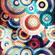 Abstract circles geometric pattern N3