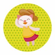 animal summer cartoon theme elements N42