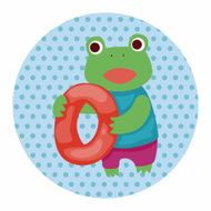 animal summer cartoon theme elements N43
