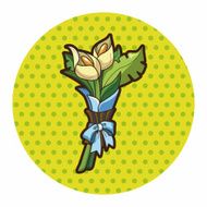 flower bouquet theme elements vector eps N37