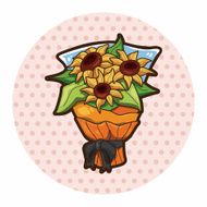 flower bouquet theme elements vector eps N39