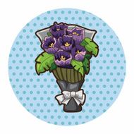 flower bouquet theme elements vector eps N43