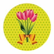 flower bouquet theme elements vector eps N46