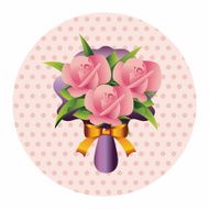flower bouquet theme elements vector eps N48