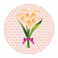 flower bouquet theme elements vector eps N52