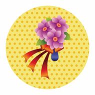 flower bouquet theme elements vector eps N53