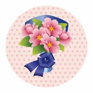 flower bouquet theme elements vector eps N54