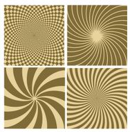 Black and white hypnotic background N14