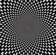 Retro Vintage Hypnotic Background Vector Illustration N7