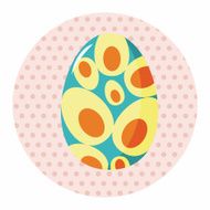easter egg theme elements background eps10 N40