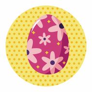 easter egg theme elements background eps10 N42